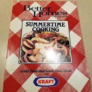 Vintage better homes and gardens summertime cooking paperback Cookbook